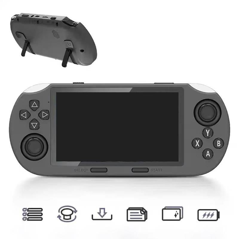 The YLW SF3000 offers a 4.5-inch IPS display for crisp visuals. Enjoy wireless multiplayer gaming anytime, anywhere! Compact, long-lasting, and packed with retro games, it’s perfect for kids and adults. Get yours now and start playing!