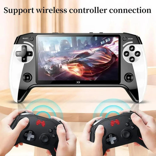 X9 5.5 Inch High-Defintion Ips Screenhandheld Game Console Supports P1 Arcade Hd Output For Dual Joystick GB GBA GBC games