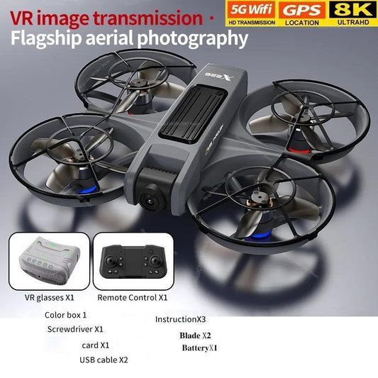 Drone 8K WIFI GPS Professional HD Aerial Photography Remote Control Aircraft HD Dual Camera Quadcopter Toys Gifts