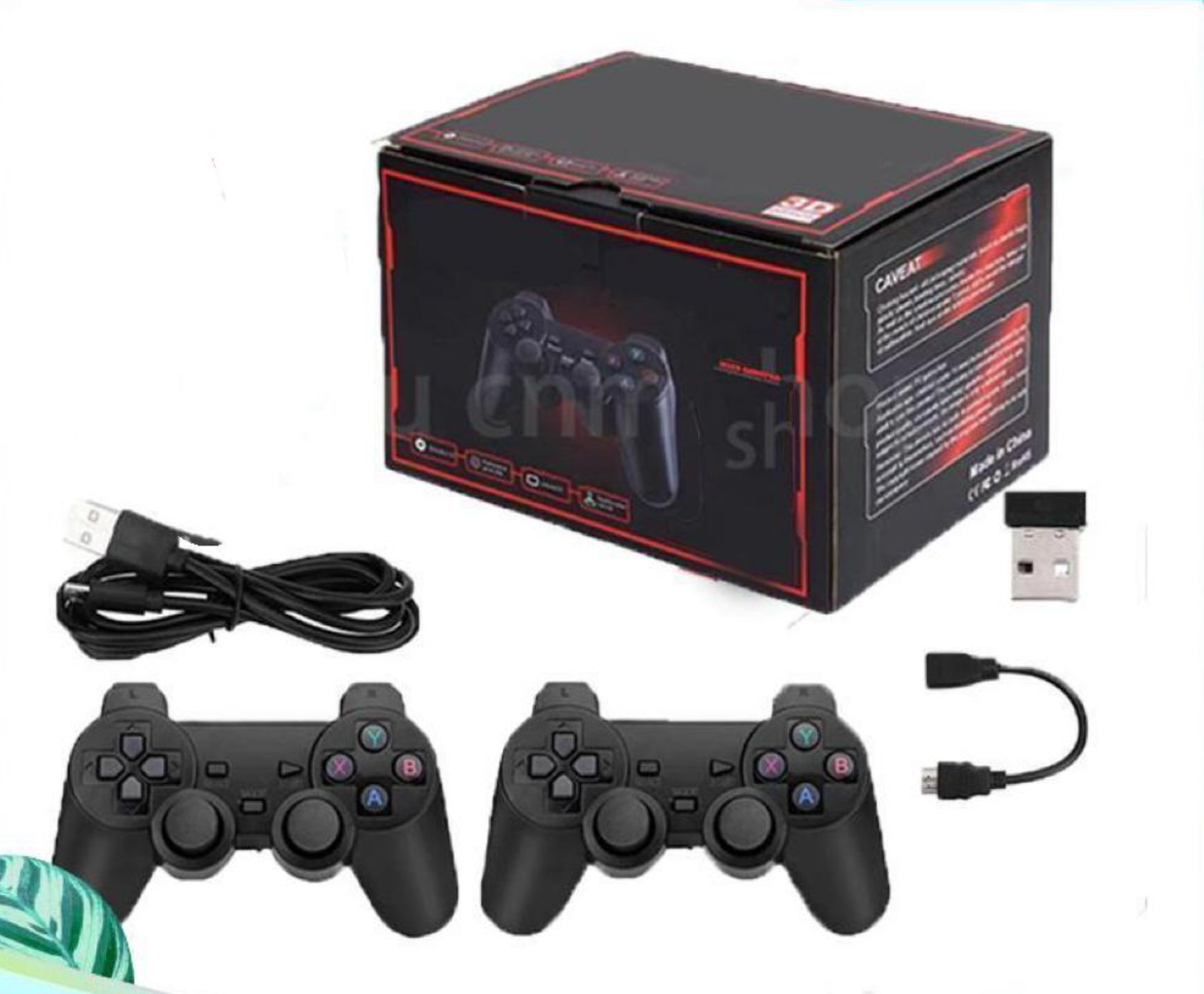 Summer special! Get this 2-controller wireless bundle . Enjoy HD gaming via HDMI output, compatible with major consoles. Plug & play for instant multiplayer fun!