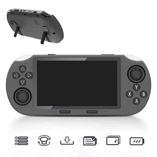 The YLW SF3000 offers a 4.5-inch IPS display for crisp visuals. Enjoy wireless multiplayer gaming anytime, anywhere! Compact, long-lasting, and packed with retro games, it’s perfect for kids and adults. Get yours now and start playing!
